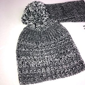 Rebecca Minkoff Marled Beanie And Armwarmer Set